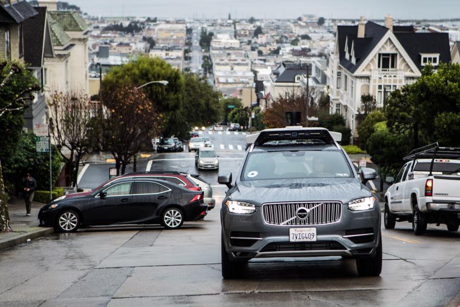  Volvo XC90 Autonomous Driving Car Uber 2016 года  (фото 7 из 7)